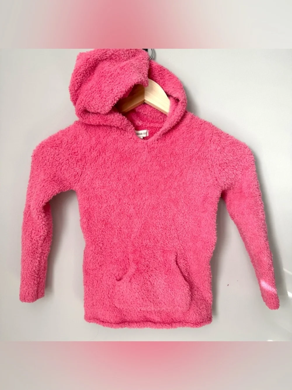 Tucker + Tate Cozy Girls Fur Plush Hoodie - Pink